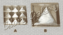 Two Part Brass Pyramid