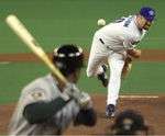 Joey Hamilton picked up the win in the Jays' home opener