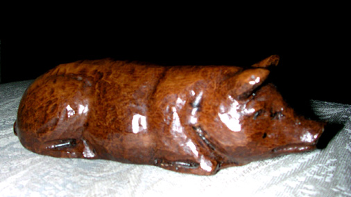 Wooden Pig