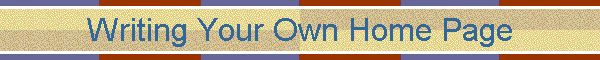 Writing Your Web Page