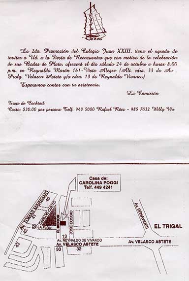 Mapa de la fiesta