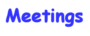 Meeting sign