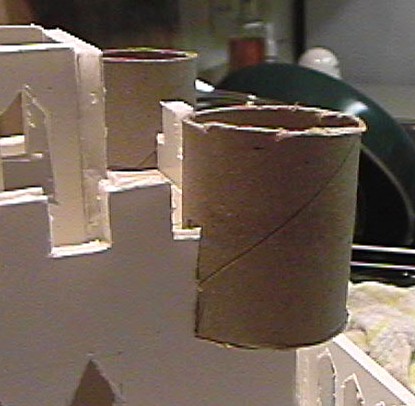 cardboard minaret