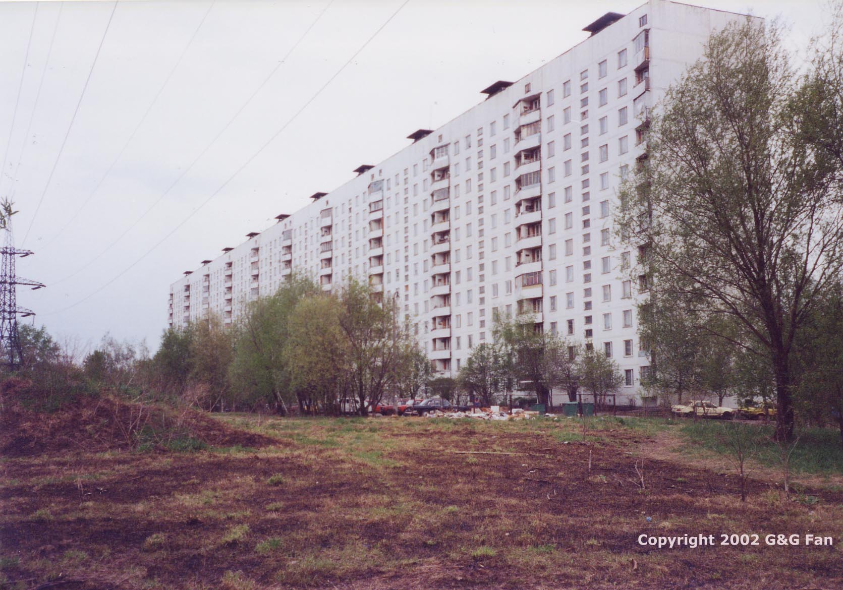 Sergei's apartment building in Moscow
