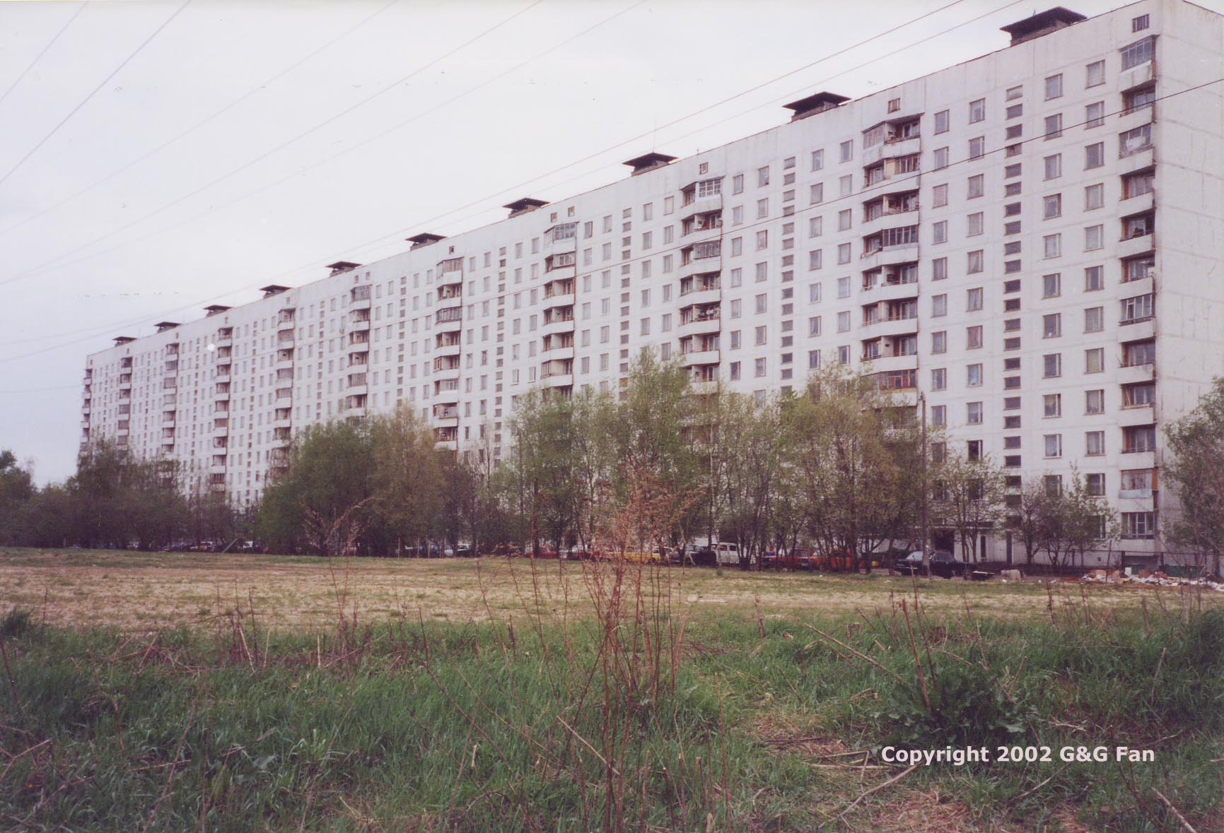 Sergei's appartment building in Moscow