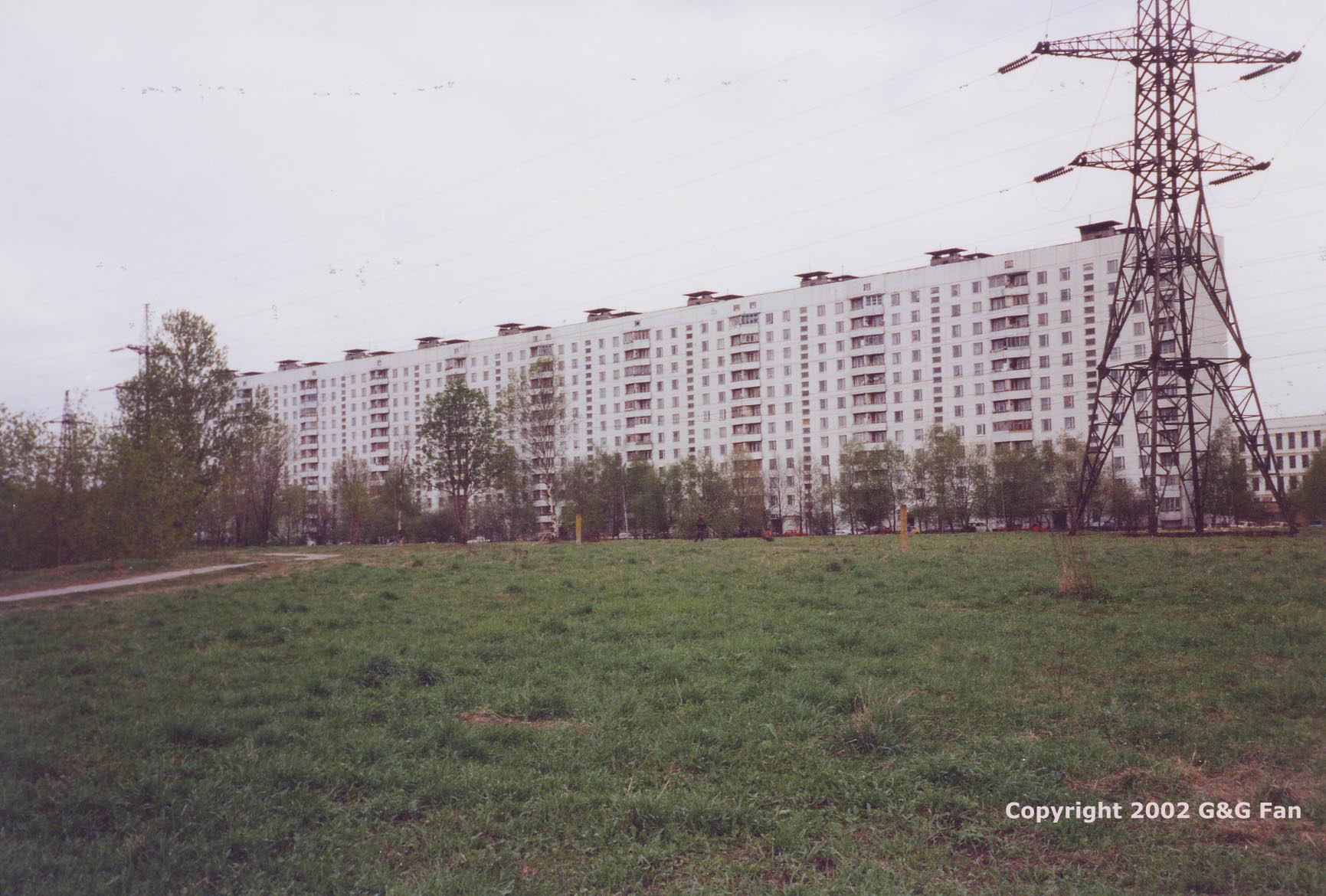 Sergei's apartment building in Moscow