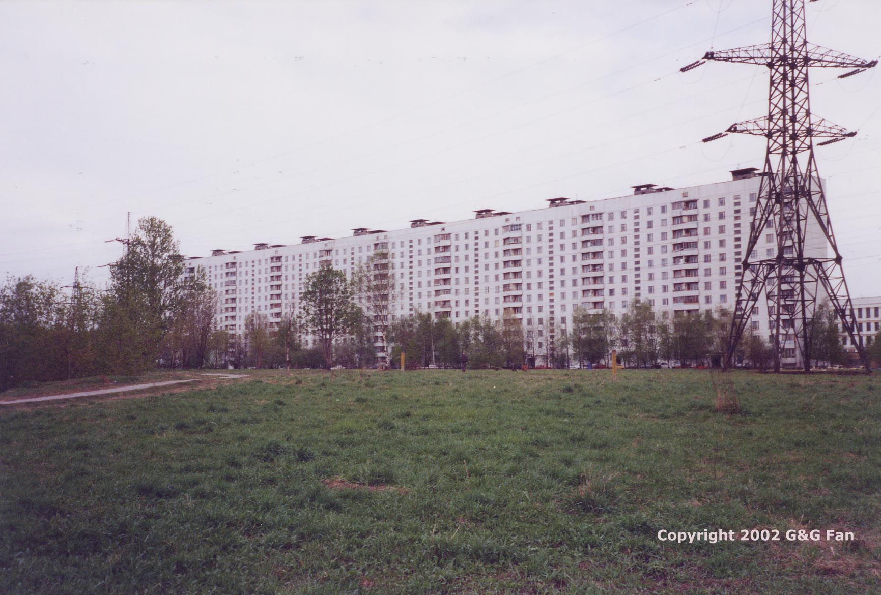 Sergei's apartment building in Moscow