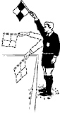 Signal for Offside location by AR