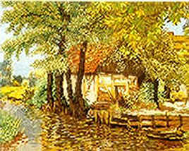 Wiehler Gobelin Tapestry -  1833-2 --- Sommertag - with DMC (French) thread