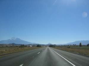 Drive from Asland, Oregon down to California