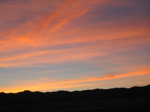 Utah, sunset