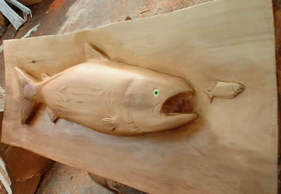 Red Cedar Salmon 5 feet long