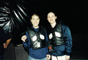 Playing Laser tag