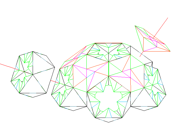 partial Hex-Pent Geodesic gif.