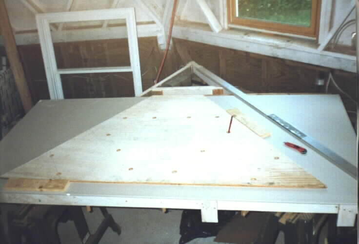Cutting Sheetrock with Pattern