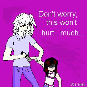 The crappiest picture of Yami Bakura in the world. >_<