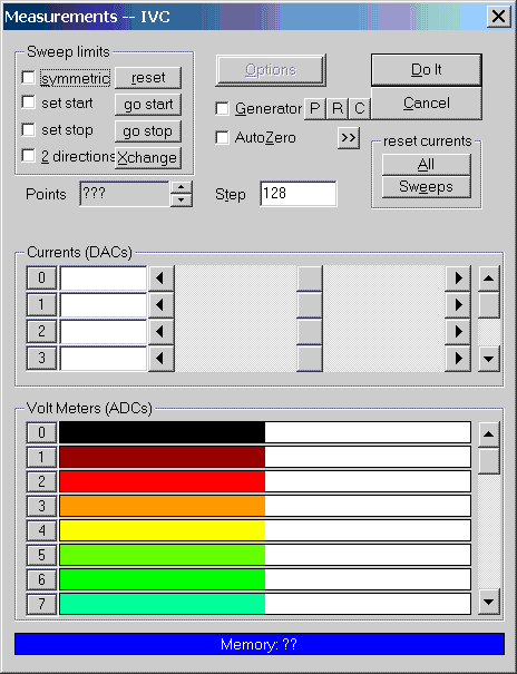 Measurement window