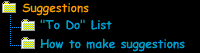 Suggestins:Tree of choices