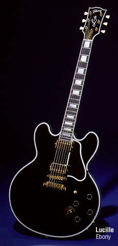 Lucille - Mais Conhecida como a Guitarra do B.B.King,Feita sob Medida Para ele.Usa Cordas Especiais.
