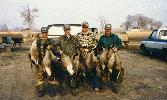 Me, Jeff, Corey Mouser, and my Dad after a good hunt at Horseshoe Lake
