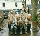 Me and Charley Tinsley with a limit of geese