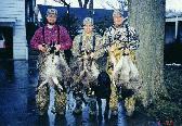 Matt, Me, Rocky, and Charley after a 'pretty' good day