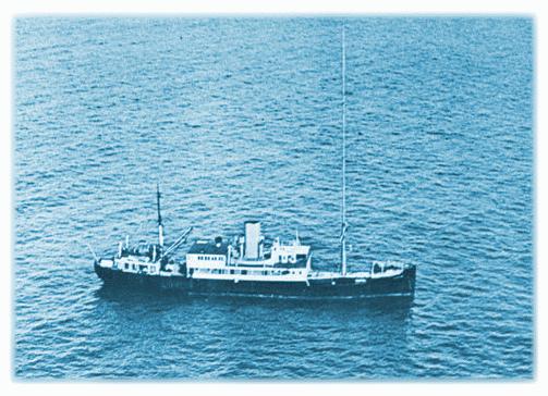 Radio Carolines First Ship - The MV Frederica