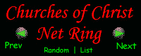 Church of Christ Net Ring