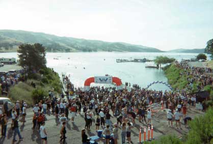 The start area at Wildflower 2000