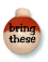 things to bring