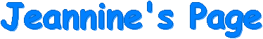 Jeannine's Page