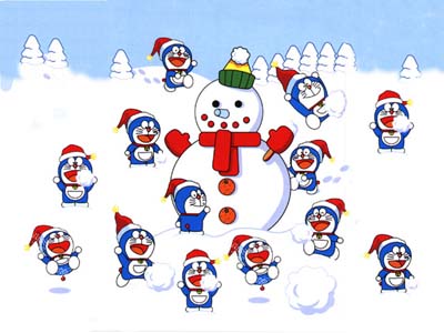 Doreamon say Merry Christmas to you.