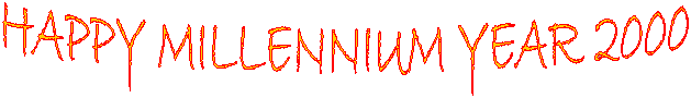 Happy Millennium Year 2000