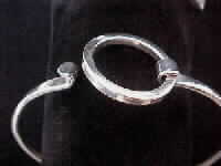 ''The Circle'' Bracelet with clasp open