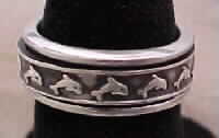 Close up of the ''Dolphin'' Ring