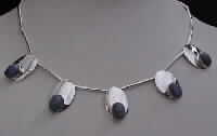 Meridian necklace with matching earrings