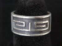 ''Mayan'' Pattern Ring
