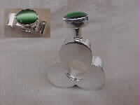 Shamrock Silver Perfume Holder