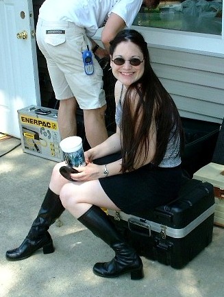 Sammy lookin' good at BJ's Roadside Inn....
