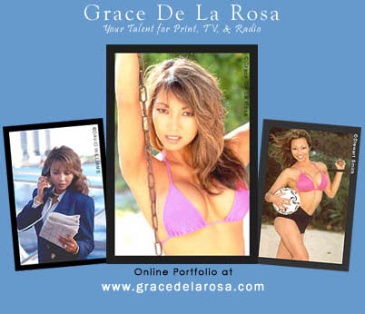 Grace De La Rosa:  Your Talent for Print, TV, and Radio!
