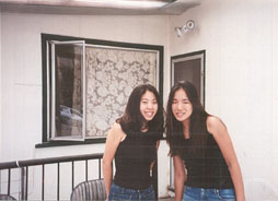 mel and me.. we match! haha