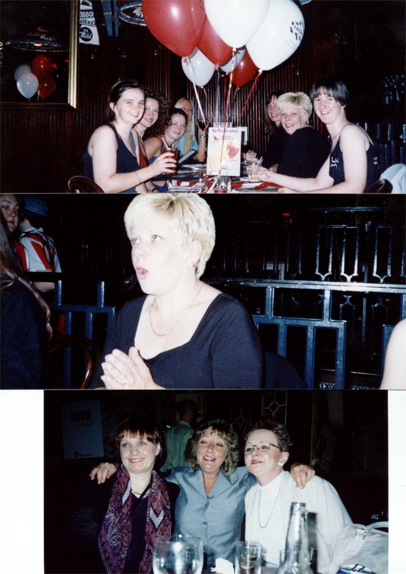 The Hen Party; Bobbie saying Grace; Smile!!