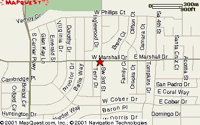 Map to Inglewood Methodist Church