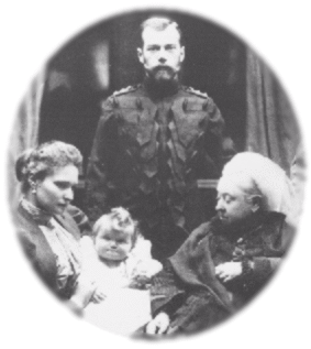 Alexandra, Olga, Nicholas, and Queen Victoria - Balmoral, Scotland, 1896