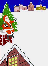 Santa on Roof Top