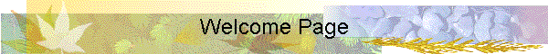 Welcome Page