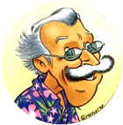 Pascal Mestelt's self-caricature!