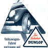Dunlop Tyres for the VW Beetle -Germany -1950