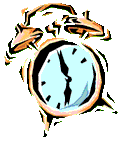 Animated Gif File - Ringing Clock!