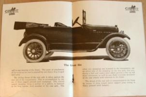1914 GRANT SIX brochure inside